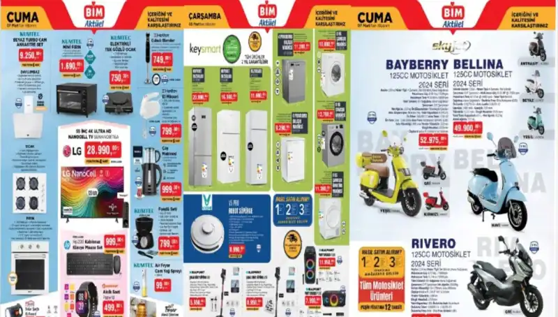 BİM’de Büyüleyici İndirimler Başlıyor: 4-7 Mart Aktüel Ürünler Kataloğu