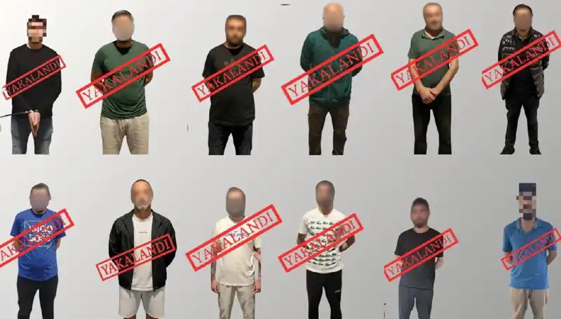 Ulusal Seviye Operasyon: Kırmızı Bültenle Aranan 12 Kişi Yakalandı