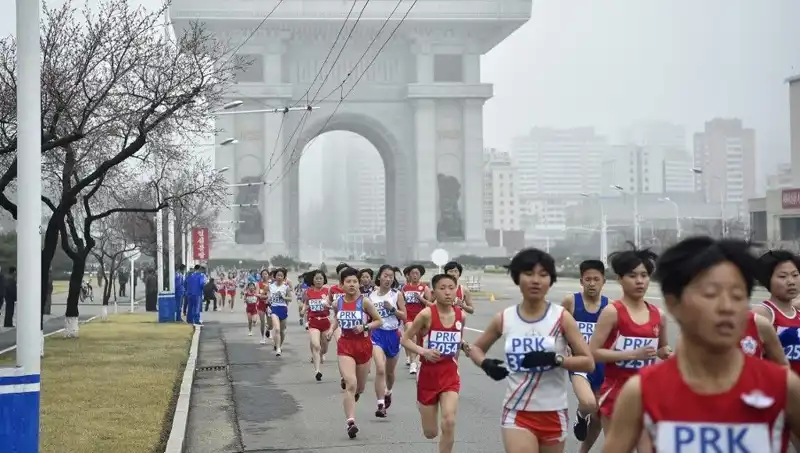 Kuzey Kore, 6 Yıl Aradan Sonra İlk Yarı Maratonunu Düzenliyor