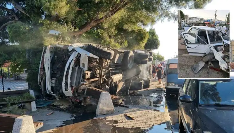 Freni Patlayan Kamyon, Trafik Işığında Büyük Bir Facia Yaratıyor!