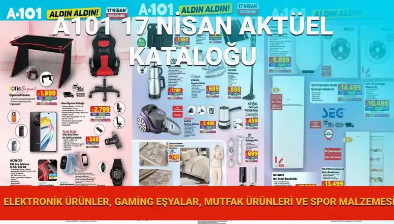 A101 Market'te Bu Hafta Neler Var? Katalogda Kaçırılmayacak Ürünler
