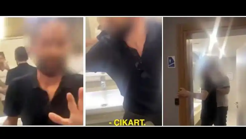 İstanbul'da AVM Tuvaletinde Şok Olay: Güvenlik Koluna Yapıştı!