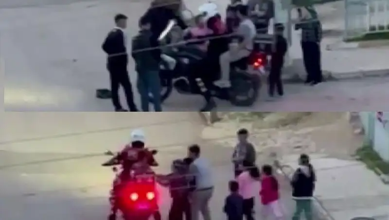 Polis Memuru, Çocukların Rüyasını Gerçekleştirerek Motora Bindirdi