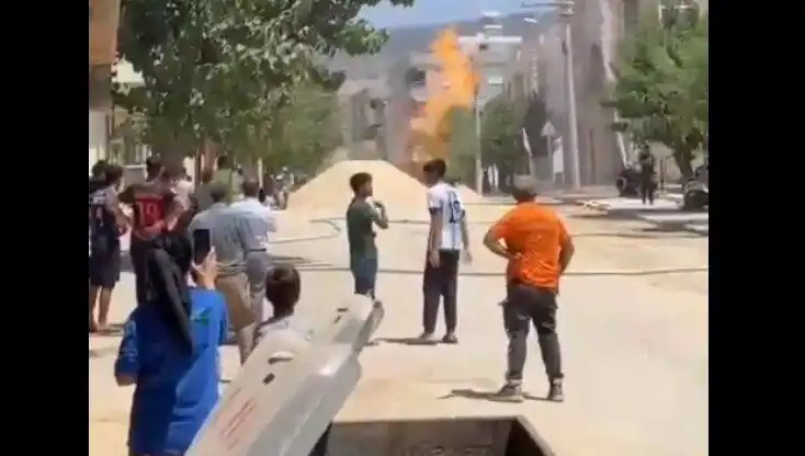 Kilis'te Doğalgaz Borusunda Patlama: Şehirde Panik ve Endişe