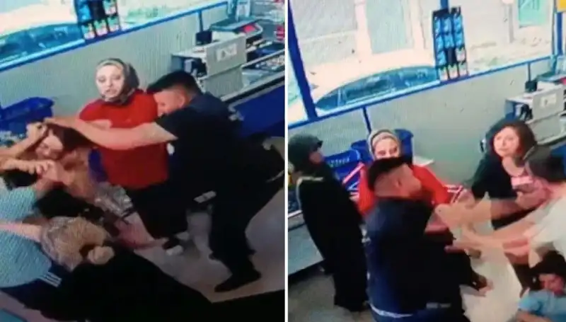 Market Dehşeti: Kadına Yerde Yumruklu Saldırı Yaşandı!