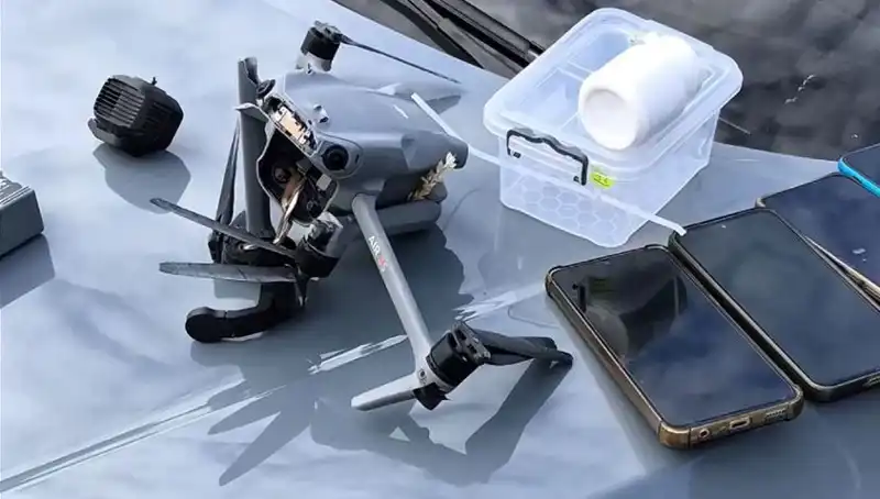 Uyuşturucu Sevkıyatı Yapan Drone Hava Savunma Sistemi ile Düşürüldü