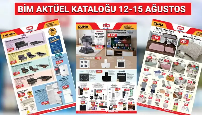 BİM’in Ağustos 2025 Aktüel Kataloğunda Neler Var? Termos, Drone ve Daha Fazlası!